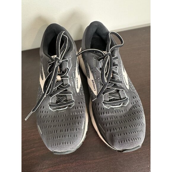 Brooks Ghost 13 Running Shoes Womens Size 8 BLACK PEARL Athletic Trainers - Picture 6 of 10